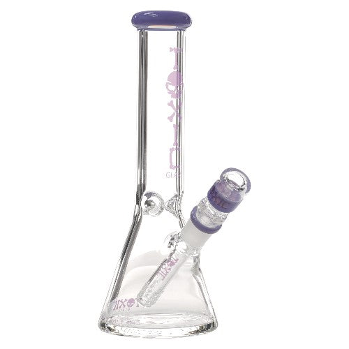 [AM031971] Toxic Glass Classic Beaker (6137) 10.0" Smile Purple