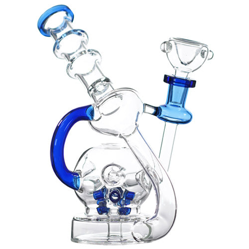 [AM032126] Unbranded Glass Recycle (6667) 8.0" Blue