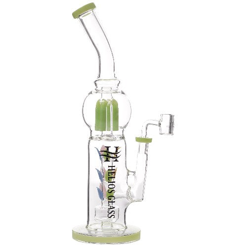 [AM032656] Helios Glass Glass Tall (8825) 14.0" Green