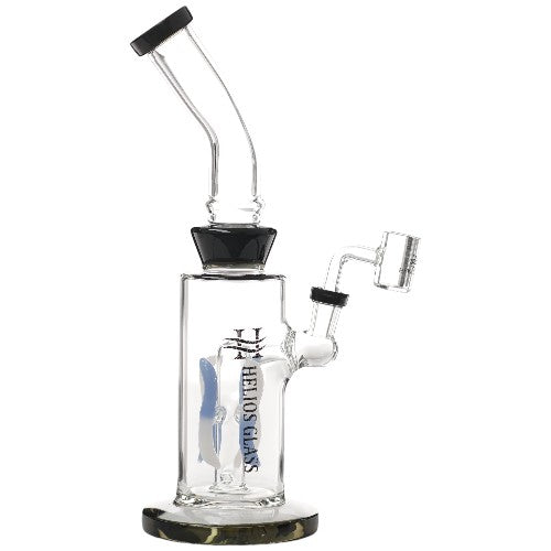 [AM032661] Helios Glass Glass With 4mm Banger (8826) 12.0" Black