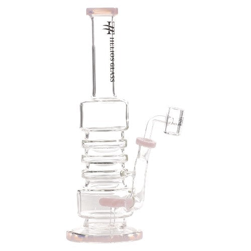 [AM033008] Helios Glass Glass Rings (9317) 12.0" Pink