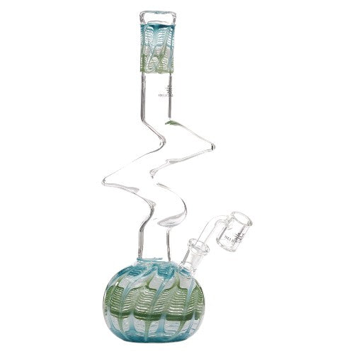 [AM033024] Helios Glass Glass Fancy Ball (9321) 12.0" Teal