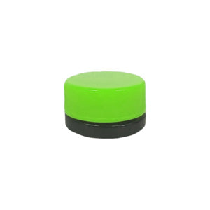 [AM033186] Unbranded Container & Jars Black Glass Jar- Child Proof- Meduium 1.75"