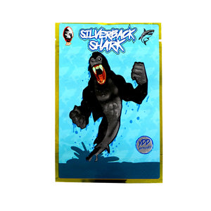 [AM033808] Unbranded Ziploc Bags Smell Proof Zipped Bag 3.5 gr - 0.125 oz 5.0" Silverback Shark