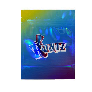 [AM033811] Unbranded Ziploc Bags Smell Proof Zipped Bag 3.5 gr - 0.125 oz 5.0" Runtz- Rainbow