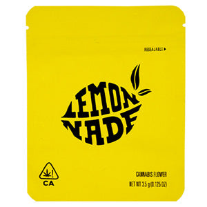 [AM033812] Unbranded Ziploc Bags Smell Proof Zipped Bag 3.5 gr - 0.125 oz 5.0" Yellow Lemonade