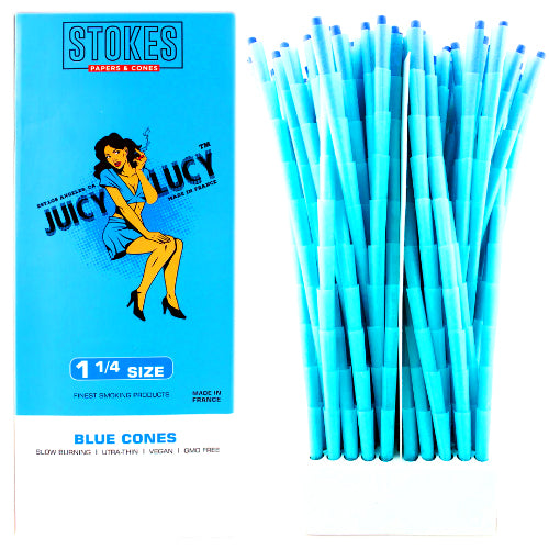 [AM034424] Juicy Lucy Cones Bulk Cones 1 1/4 Size Blue