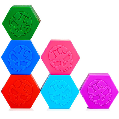 [AM034571] Toxic Container & Jars Silicone Jars JUMBO Hexagon