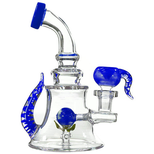 [AM034709] Unbranded Glass Bowl (6668) 6.0"-Blue