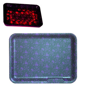 [AM037960] Unbranded RYO Accessories Glow Rolling Tray With Led Light 8.5" x 11.0" -Design: 7
