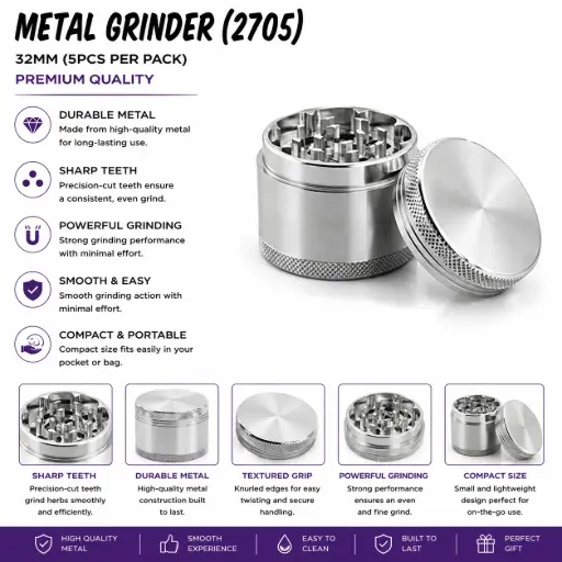 [AM038880] Unbranded Grinders Grinder (2705) 32mm