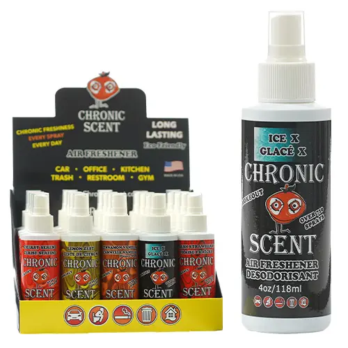 [AM033302] Orange Chronic Air Freshener Display Set Air Freshener 4oz/118ml 20 pcs per Display