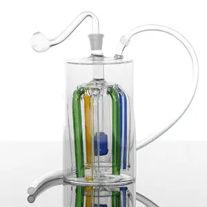 [AM025366] O.B. Water Pipe Shower with 8 Arms and Plastic Hose 5.5" Clear