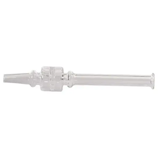 [AM050035] Glass Clear Honecomb Straw 6.0" (4 per pack)