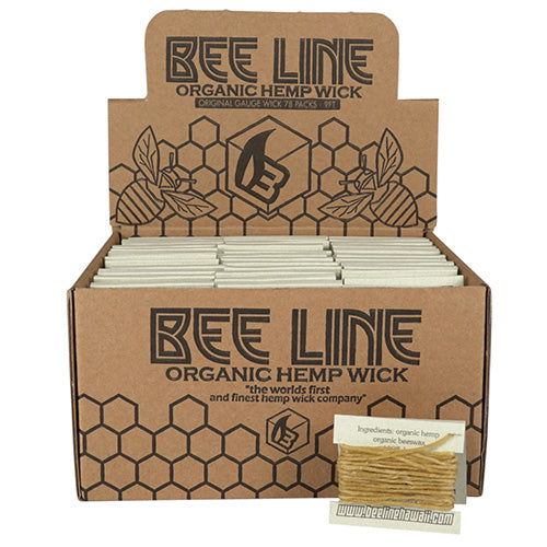 [M0002] BEE LINE Hemp Wick Display OG 78ct