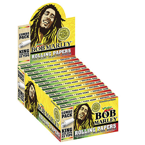 [M0023] BOB MARLEY Papers Classic  King Size+Tips 24ct
