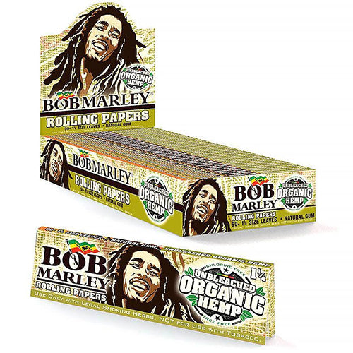 [M0024] BOB MARLEY Papers Organic Hemp  11/4 Size 25ct