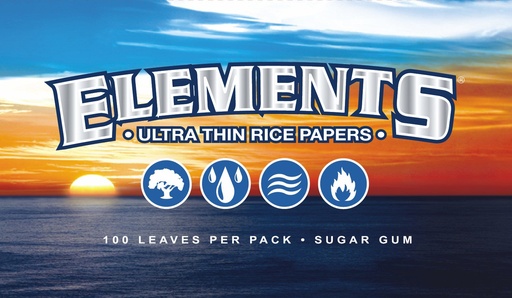 [M0066] ELEMENTS Papers Single Wide Size 25ct