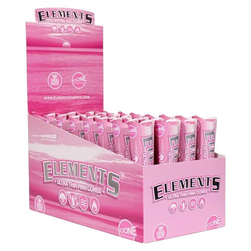 [M0071] ELEMENTS Pink Cones King Size 3/32ct