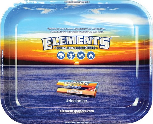 [M0086] ELEMENTS Metal Tray Large 1ct