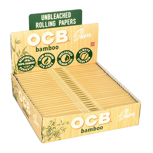 [M0176] OCB Papers+Tip Bamboo Slim Size 24ct