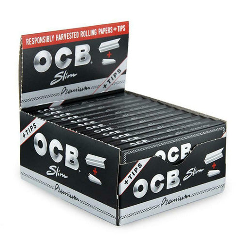 [M0179] OCB Papers+Tip Premium Slim Size 24ct