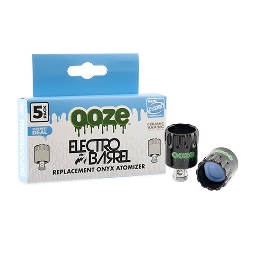 [M0194] OOZE Electro Barrel Onyx Atomizer 5-Pack