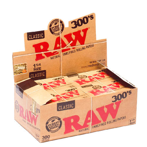 [M0226] RAW Classic Papers 11/4 Size 300's 20ct