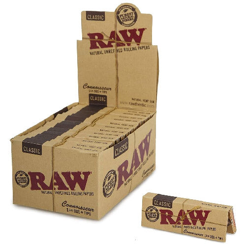 [M0269] RAW Classic Papers Connoisseur 11/4 Size 24ct