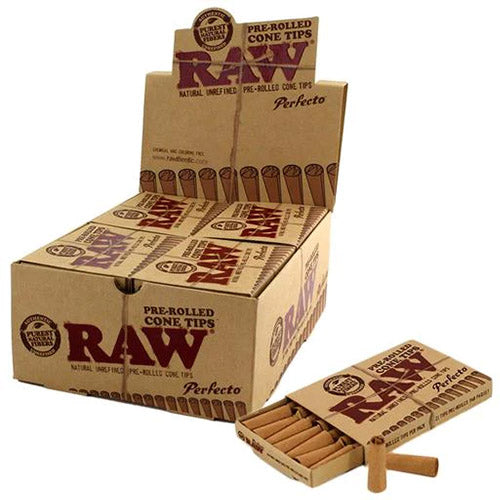 [M0271] RAW Tips Cone Pre-Rolled Perfecto 20ct