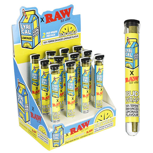 [M0283] RAW Lyrical Lemonade Terp Wrap Cones King Size 2/12ct