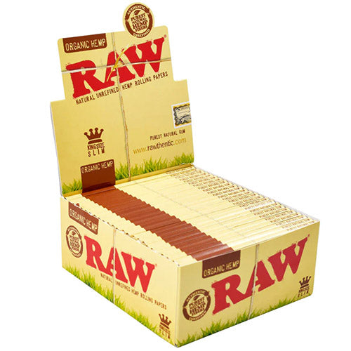 [M0302] RAW Organic Papers King Size Slim 50ct