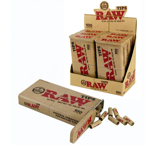 [M0329] RAW Tips Pre-rolled Tin 6/100ct