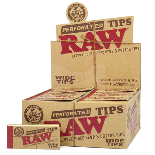 [M0331] RAW Tips Wide Perforated 50ct