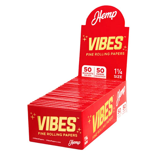 [M0408] VIBES Papers Hemp 11/4 Size 50ct
