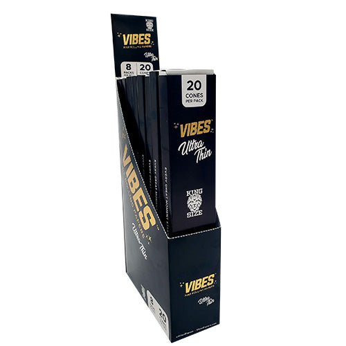 [M0414] VIBES Cones Ultra Thin King Size 20-Pack 8ct
