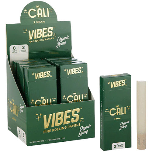 [M0432] VIBES The Cali 2 Gram Organic Hemp 3-Pack 8ct