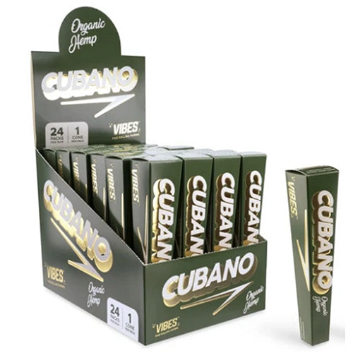 [M0439] VIBES Cones Hemp Cubano 1-Pack 24ct