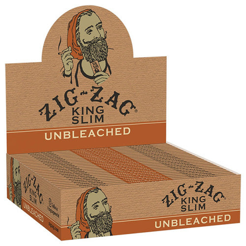 [M0472] ZIG ZAG Papers Unbleached King Size 24ct