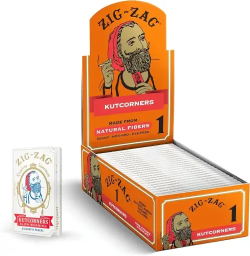 [M0476] ZIG ZAG Papers Kutcorners 11/2 Size 24ct