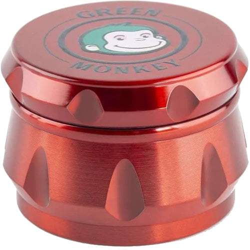 [M0554] GREEN MONKEY Baboon Crown 50mm Red 12ct