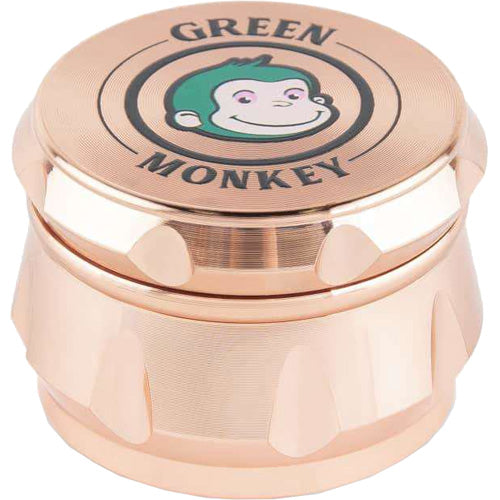 [M0555] GREEN MONKEY Baboon Crown 50mm Rose Gold 12ct