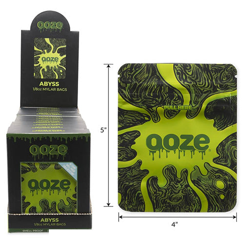 [M0687] OOZE Mylar Bags Abyss 1/8oz 12-Pack 12ct