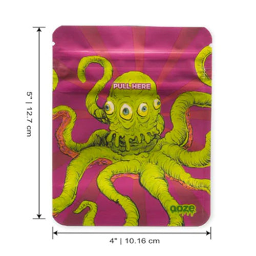 [M0692] OOZE Mylar Bags Sir Inks A Lot 1/8oz 12-Pack 12ct