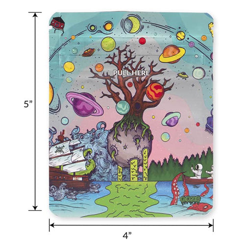 [M0694] OOZE Mylar Bags Tree of Life 1/8oz 12-Pack 12ct