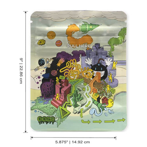 [M0697] OOZE Mylar Bags Imaginarium 1oz 12-Pack 12ct