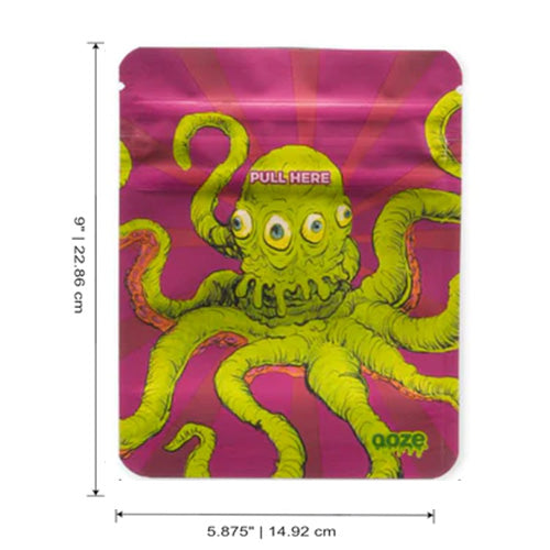 [M0700] OOZE Mylar Bags Sir Inks A Lot 1oz 12-Pack 12ct