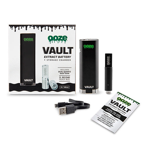 [M0838] OOZE Vault Extract Battery Panther Black 1ct