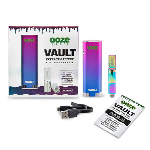 [M0839] OOZE Vault Extract Battery Rainbow 1ct