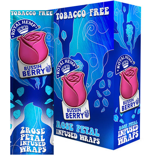 [M1034] BLUNTS & ROSES Wraps Bussin' Berry 25ct